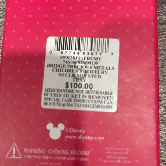 Disney Minnie Mouse sterling silver earrings - Picture 4 of 5